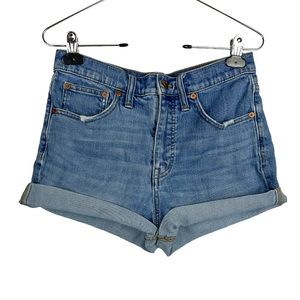 Madewell High-Rise Denim Shorts Size 27